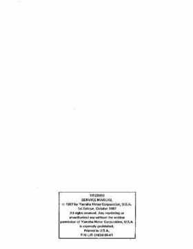 1988-2006 Yamaha ATV YFS200 Blaster service manual PDF download file., Page 2