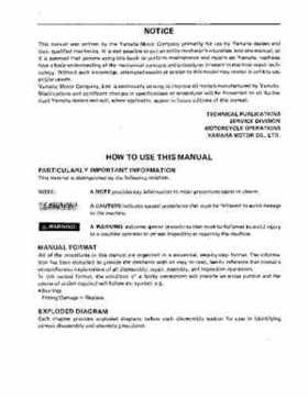 1988-2006 Yamaha ATV YFS200 Blaster service manual PDF download file., Page 3
