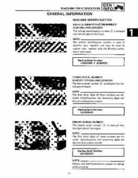 1988-2006 Yamaha ATV YFS200 Blaster service manual PDF download file., Page 13