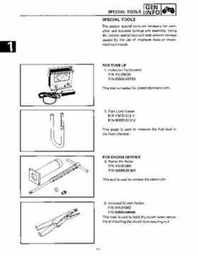 1988-2006 Yamaha ATV YFS200 Blaster service manual PDF download file., Page 16