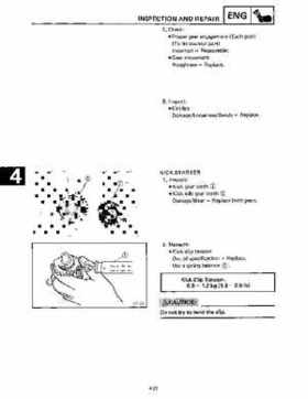 1988-2006 Yamaha ATV YFS200 Blaster service manual PDF download file., Page 92