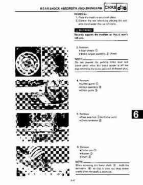 1988-2006 Yamaha ATV YFS200 Blaster service manual PDF download file., Page 181