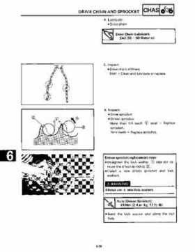 1988-2006 Yamaha ATV YFS200 Blaster service manual PDF download file., Page 192