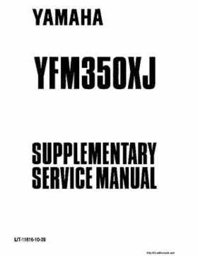 1990-2004 Yamaha YFM350X Warrior Factory Service Manual, Page 11