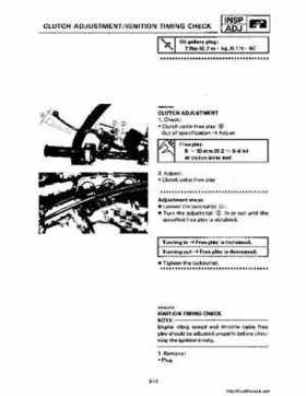 1990-2004 Yamaha YFM350X Warrior Factory Service Manual, Page 105