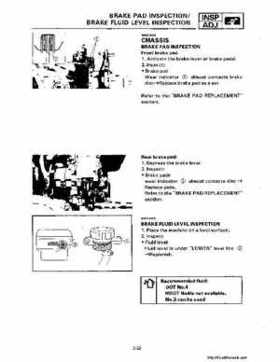 1990-2004 Yamaha YFM350X Warrior Factory Service Manual, Page 114