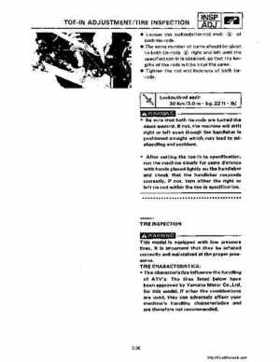 1990-2004 Yamaha YFM350X Warrior Factory Service Manual, Page 128