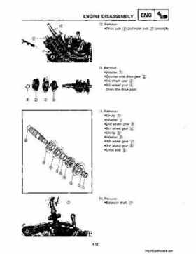 1990-2004 Yamaha YFM350X Warrior Factory Service Manual, Page 154