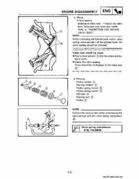 1990-2004 Yamaha YFM350X Warrior Factory Service Manual, Page 157