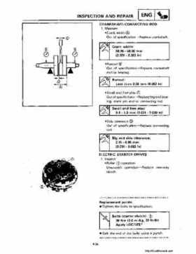 1990-2004 Yamaha YFM350X Warrior Factory Service Manual, Page 170