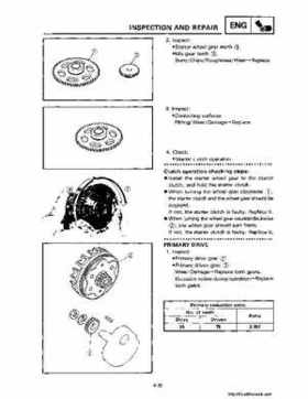 1990-2004 Yamaha YFM350X Warrior Factory Service Manual, Page 171