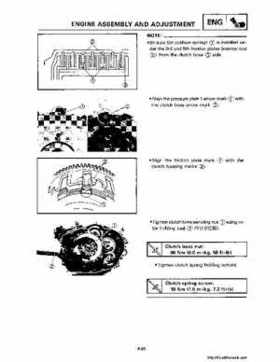 1990-2004 Yamaha YFM350X Warrior Factory Service Manual, Page 191