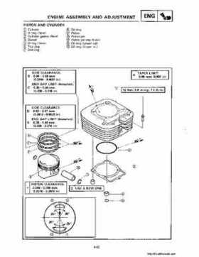 1990-2004 Yamaha YFM350X Warrior Factory Service Manual, Page 198