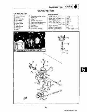 1990-2004 Yamaha YFM350X Warrior Factory Service Manual, Page 207