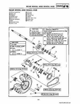1990-2004 Yamaha YFM350X Warrior Factory Service Manual, Page 224