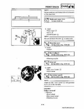 1990-2004 Yamaha YFM350X Warrior Factory Service Manual, Page 233