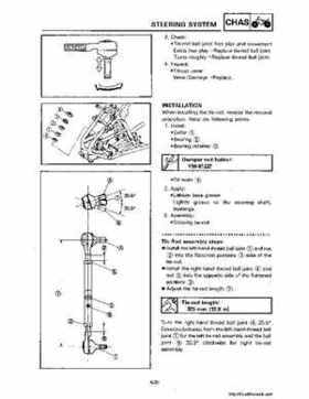 1990-2004 Yamaha YFM350X Warrior Factory Service Manual, Page 255