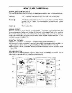 1992-1995 Yamaha Timberwolf 2WD Factory Service Manual, Page 5
