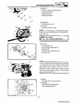 1992-1995 Yamaha Timberwolf 2WD Factory Service Manual, Page 150