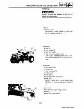 1992-1995 Yamaha Timberwolf 2WD Factory Service Manual, Page 251