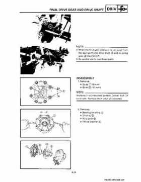 1992-1995 Yamaha Timberwolf 2WD Factory Service Manual, Page 252