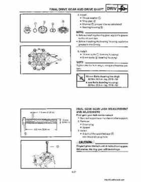 1992-1995 Yamaha Timberwolf 2WD Factory Service Manual, Page 260