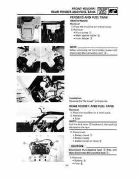 1993 Yamaha YFM80D Badger Supplementary Service Manual, Page 54