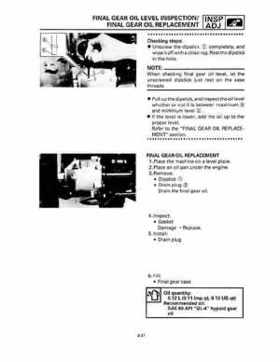 1993 Yamaha YFM80D Badger Supplementary Service Manual, Page 73