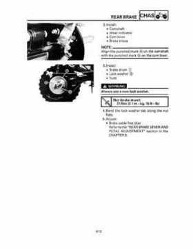 1993 Yamaha YFM80D Badger Supplementary Service Manual, Page 157