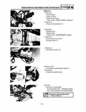 1993 Yamaha YFM80D Badger Supplementary Service Manual, Page 170