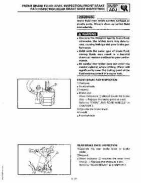 1997 Yamaha YFM600FWAK ATV Service Manual, Page 87