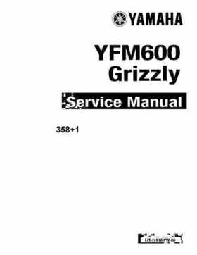 1998-2001 Yamaha YFM600FHM Grizzly Factory Service Manual, Page 1