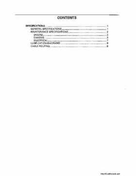 1998-2001 Yamaha YFM600FHM Grizzly Factory Service Manual, Page 7