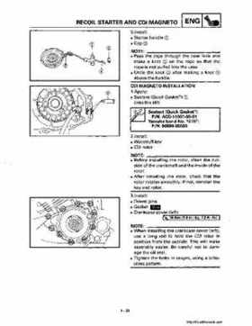 1998-2001 Yamaha YFM600FHM Grizzly Factory Service Manual, Page 178