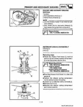 1998-2001 Yamaha YFM600FHM Grizzly Factory Service Manual, Page 184