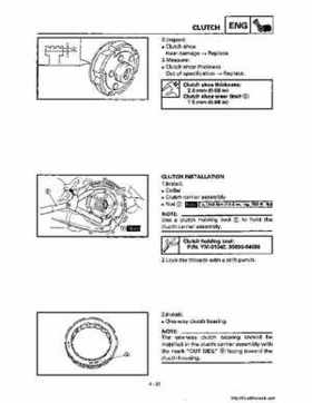 1998-2001 Yamaha YFM600FHM Grizzly Factory Service Manual, Page 192