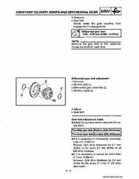 1998-2001 Yamaha YFM600FHM Grizzly Factory Service Manual, Page 244