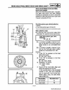 1998-2001 Yamaha YFM600FHM Grizzly Factory Service Manual, Page 251