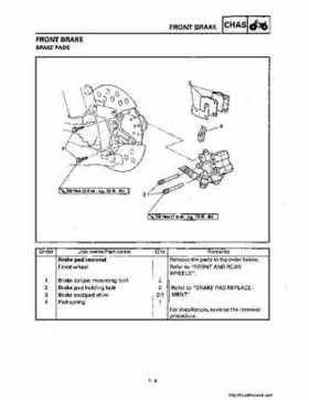 1998-2001 Yamaha YFM600FHM Grizzly Factory Service Manual, Page 266