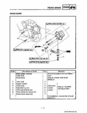 1998-2001 Yamaha YFM600FHM Grizzly Factory Service Manual, Page 274