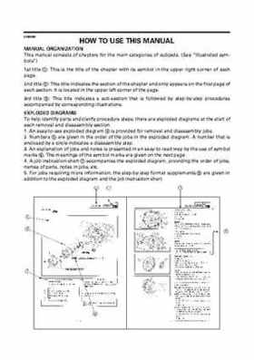 2000 Yamaha YFM400FWA(M) Factory Service workshop Manual, Page 4