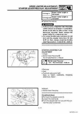 2000 Yamaha YFM400FWA(M) Factory Service workshop Manual, Page 73