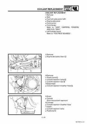2000 Yamaha YFM400FWA(M) Factory Service workshop Manual, Page 85