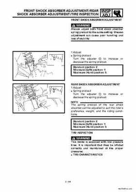 2000 Yamaha YFM400FWA(M) Factory Service workshop Manual, Page 105