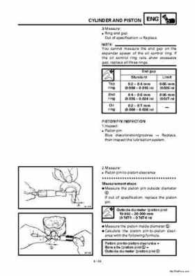 2000 Yamaha YFM400FWA(M) Factory Service workshop Manual, Page 152