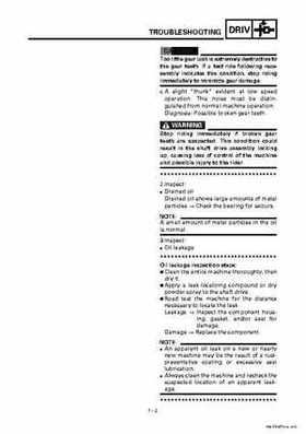 2000 Yamaha YFM400FWA(M) Factory Service workshop Manual, Page 235