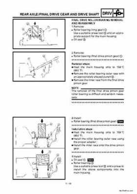 2000 Yamaha YFM400FWA(M) Factory Service workshop Manual, Page 251