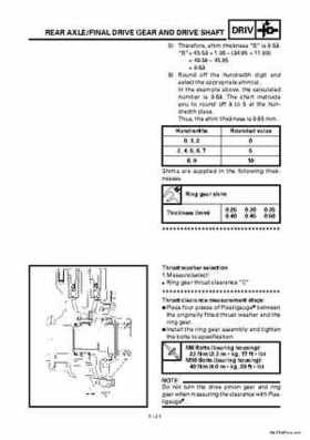 2000 Yamaha YFM400FWA(M) Factory Service workshop Manual, Page 254