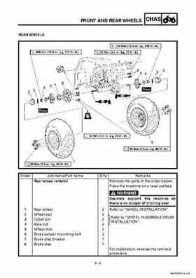 2000 Yamaha YFM400FWA(M) Factory Service workshop Manual, Page 266