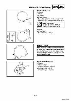 2000 Yamaha YFM400FWA(M) Factory Service workshop Manual, Page 267